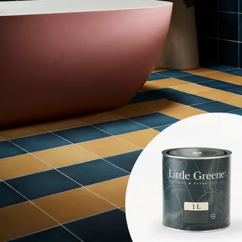 Speciální výtvarná barva Little Greene Barva na podlahu na dlažbu - 1L - Intelligent Floor Paint Vyberte odstín:: Moon Shadow (261)