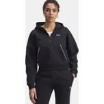 Dámská mikina Under Armour Rival Fleece Piped HZ velikost XS black / white