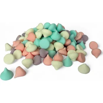 Čokoláda Hospodyňkám.cz Sněhové pusinky pastelový mix 25g