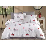 Vánoční povlečení bavlna EXCLUSIVE 2x 70x90, 240x200 Klaudie