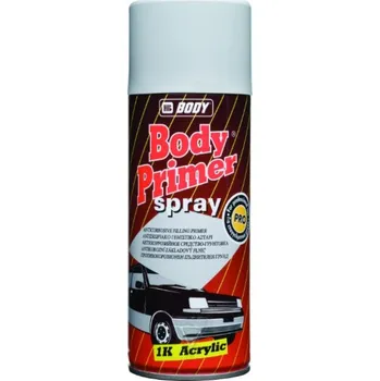 Barva ve spreji HB BODY 1K plnič / antikorozní základ ve spreji černý 400 ml