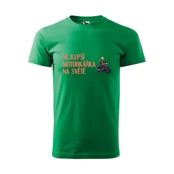 Pánská móda Tričko s potiskem Nejlepší motorkářka na světě: zelené 3XL
