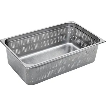 Gastronádoba nerezová děrovaná GN 1/1 530 x 325 mm, hloubka: 150 mm
