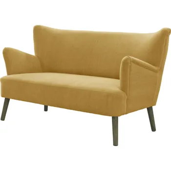 Pohovka Solenzara Sametová pohovka Retro NC 7197 Vyberte si ze sametů: TJ-073, Povrchová úprava nohou: Smoked Brown Beech T560N