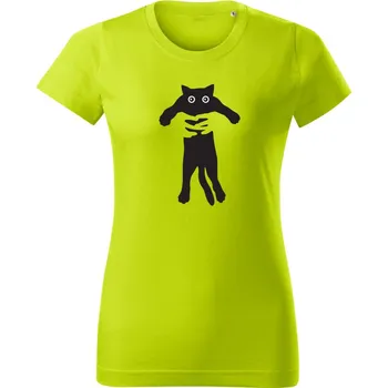 Dámské oblečení Kočka Limetková L