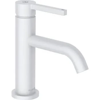 Vodovodní baterie Kludi Nova Fonte Umyvadlová baterie s výpustí Push-Open, matná bílá
