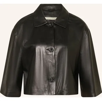 Lilienfels Dámská Kožená Bunda S 3/4 Rukávem, černá, 34