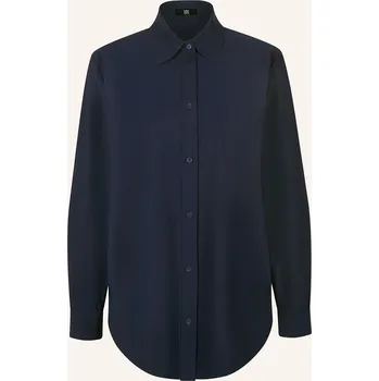 Dámská halenka Riani Dámská Košilová Halenka Z Žerzeje, tmavě modrá, 40