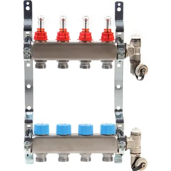 rozdělovač topení GIACOMINI Sestava nerezového rozdělovače R553FS 1" x 3/4"E /3 - skříň A (R553FSX243)
