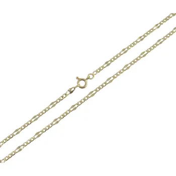 Řetízek Řetízek smashed, 44 cm, 3,67 g, Au 585