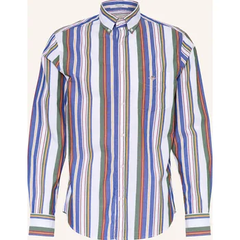 Pánská košile Gant Pánská Košile Regular Fit, bílá / zelená / modrá, 42