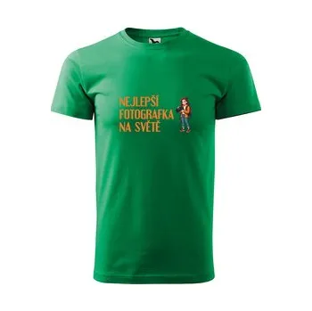 Pánská móda Tričko s potiskem Nejlepší fotografka na světě: zelené 4XL