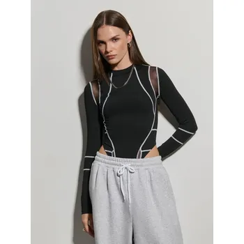 Dámská móda Body s&nbsp;dlouhými rukávy - S - House - černá - 780GP-99X