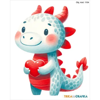 Textilie k potisku Dino – nažehlovačka 14x11cm