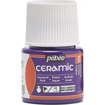 Speciální výtvarná barva Barva na keramiku Pébéo Ceramic 45 ml - 12 Purple