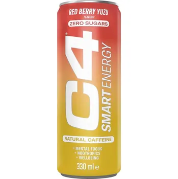 Energetický nápoj Cellucor C4 Smart Energy Drink (330 ml, Červené bobule Yuzu)
