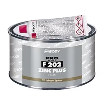 Karosářský tmel HB BODY zinc plus F202 - zinkový tmel béžový 1,8kg