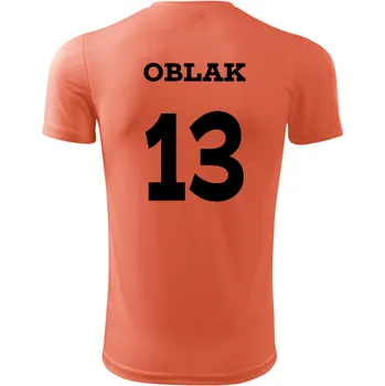 Fotbal Dres Oblak - Barva: neonově oranžová, Velikost XXXL
