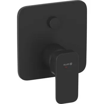 Vodovodní baterie Kludi Renon Baterie pod omítku pro 2 spotřebiče, matná černá