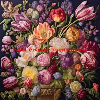 Panel bavlna - MUCHA-316-77 Velikost: 40x40cm