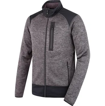 Pánské oblečení Husky Pánský fleecový svetr na zip Alan M L, black 25572