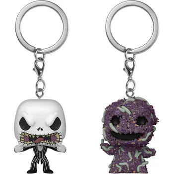 Figurka Klíčenka The Nightmare Before Christmas - Jack Skellington & Oogie Boogie (Funko)