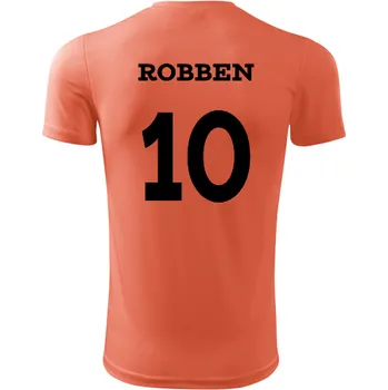 Dres Robben - Barva: neonově oranžová, Velikost S