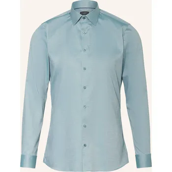 Pánská košile Olymp Pánská Košile No. Six Super Slim, zelená, 38