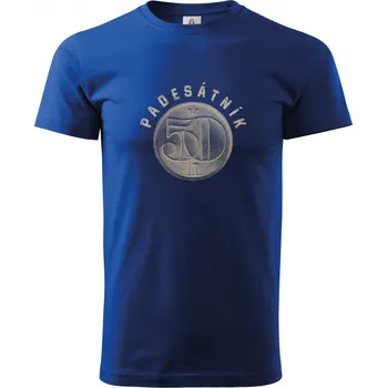 Pánské tričko 123triko.cz Padesátník, ideální dárek k narozeninám XL