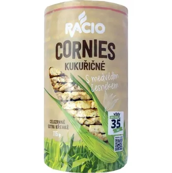 Trvanlivě pečivo RACIO Cornies s medvědím česnekem (12 ks)