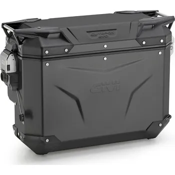 Zavazadlo na motocykl OBKEVS33BR černý pravý kufr GIVI Trekker Outback EVO SMART hliníkový (boční), bez zámku, 33 l.