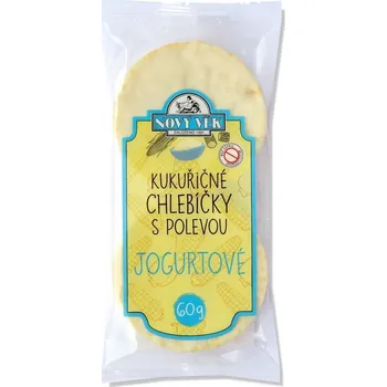 Trvanlivě pečivo Nový Věk chlebíčky kukuřičné jogurtové (20 ks)