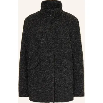 Dámský kabát Gil Bret Dámská Bunda Hranatého Střihu Z Buklé, černá / tmavě...