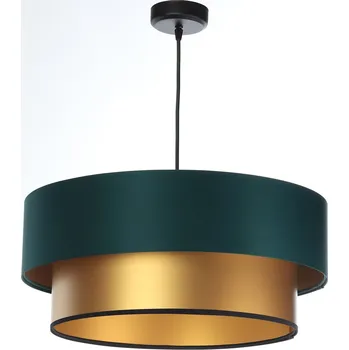 BPS koncept Závěsné svítidlo DUO ellegant zelené, 1xE27, ø 60 cm Barva: Zlatá