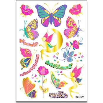 dětské šminky a malovátka Cd Tetování třpytivé Motýlci Typ: Typ: 1