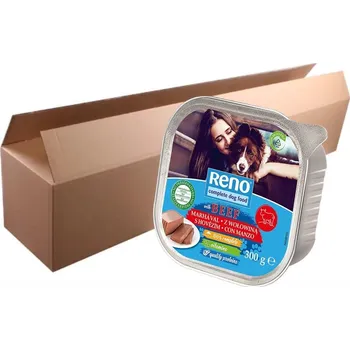 Krmivo pro psa RENO Dog hovězí, vanička 300 g (bal. 9 ks)