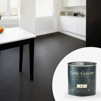 Barva na vlasy Little Greene Barva na podlahu na beton - 1L - Intelligent Floor Paint Vyberte odstín:: Pearl Colour Dark (169)