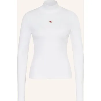 Calvin Klein Jeans Dámské Tričko S Dlouhým Rukávem, bílá, 34