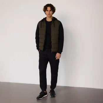 Pánské kalhoty Reserved - Kalhoty cargo joggers - černý - 5481L-99X - 5481L-99X-XXL