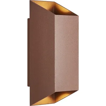 Venkovní osvětlení Kama Lights® LED nástěnné svítidlo 24V NICO SQUARE 8W IP54 Barva: Černá, CCT: DualWhite 2000 - 6000K Barva: Rezavá