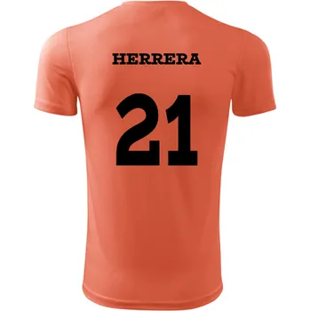 Dres Herrera - Barva: neonově oranžová, Velikost XXXL