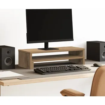 Držák monitoru vidaXL Stojan na monitor 54 x 22 x 15 cm kompozitní dřevo [854775] Barva: dub artisan