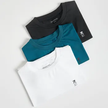 Reserved - Sportovní tričko 3 kusy - bílá - 455HF-00X - 455HF-00X-164