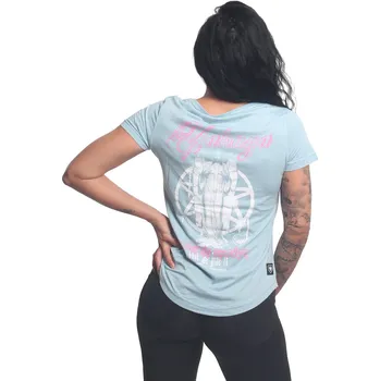 Dámské triko Yakuza Evil Only Crew Neck 23131 sterling blue velikost: S