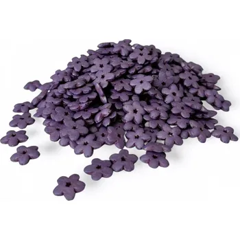 Čokoláda Hospodyňkám.cz Cukrové Kvítky perleťově fialové 25g