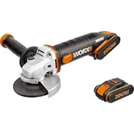 WORX Power tools WX803 - Aku úhlová bruska 20V 125mm 2Ah+4Ah - PowerShare
