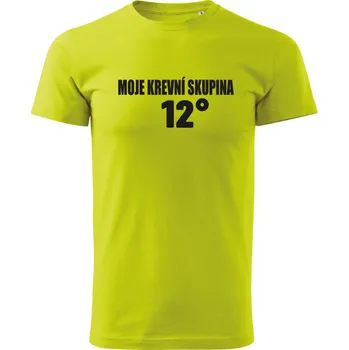 Pánská móda Moje krevní skupina Limetková M