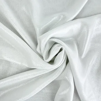 Šifon Glitter - Bílá