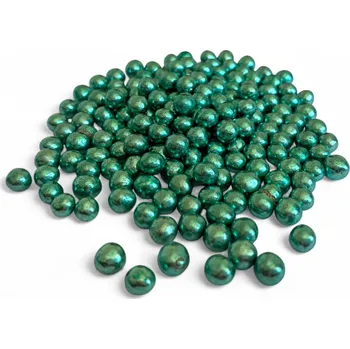 Čokoláda Hospodyňkám.cz Metalické křupavé perličky Zelené 30g