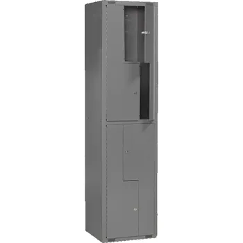 Šatní skříň Šatní skříňka MINI Z, 1 sekce, 500 mm, tmavě šedé dveře